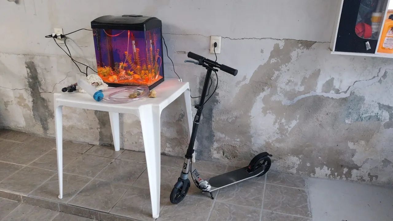 Vende-se um aquário e Patine 