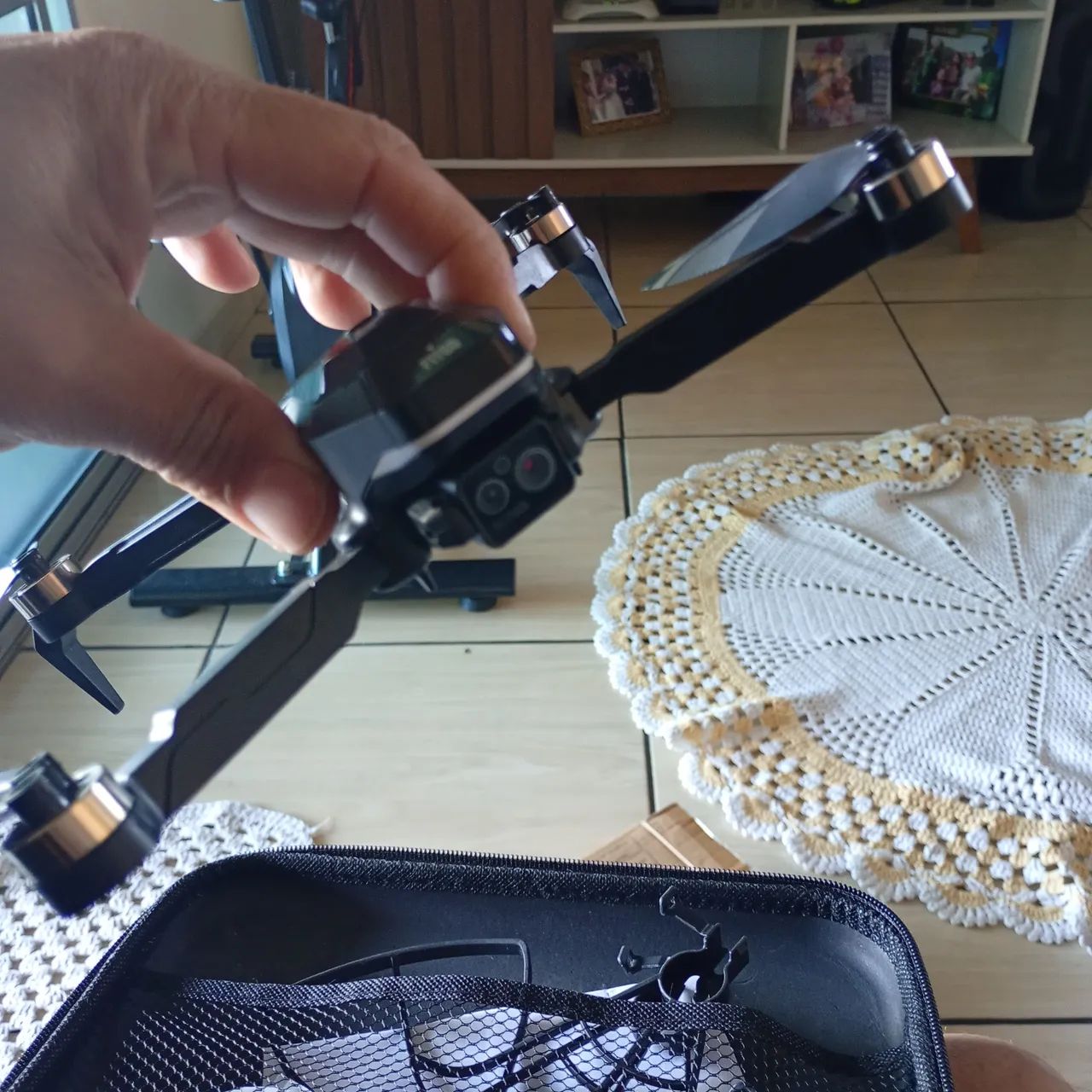 drone 4drc com lançador  - Foto 2
