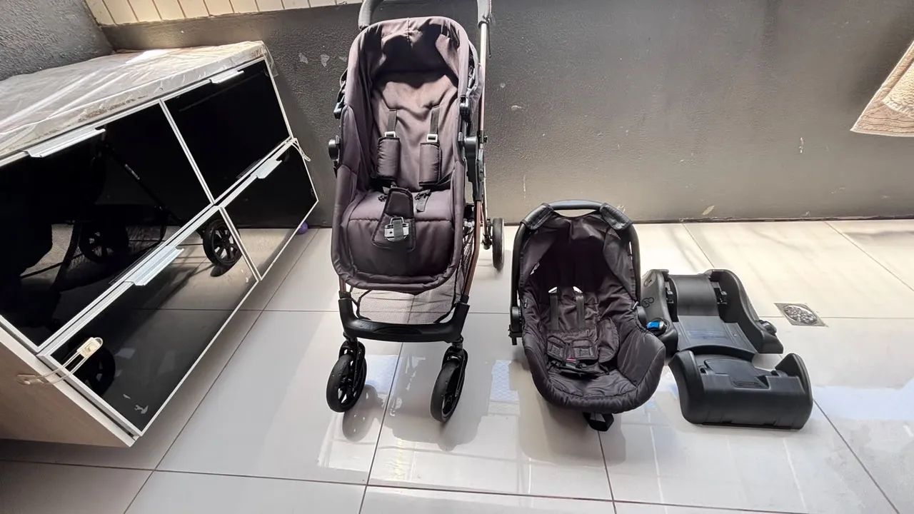 Carrinho Bebe Napoli 3 em 1  - Foto 5