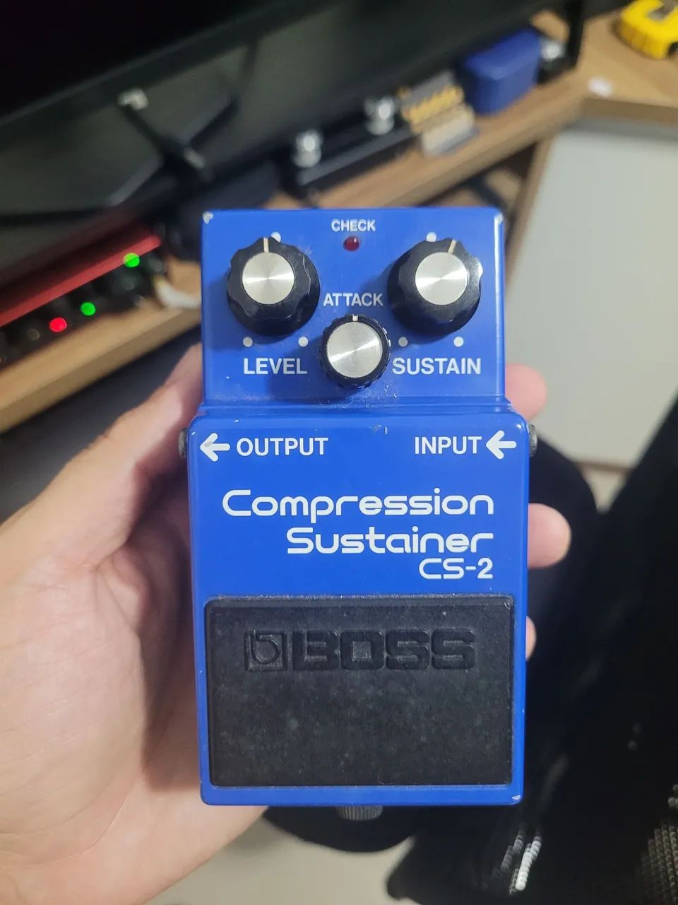 Pedal de guitarra boss cs-2 cs2 