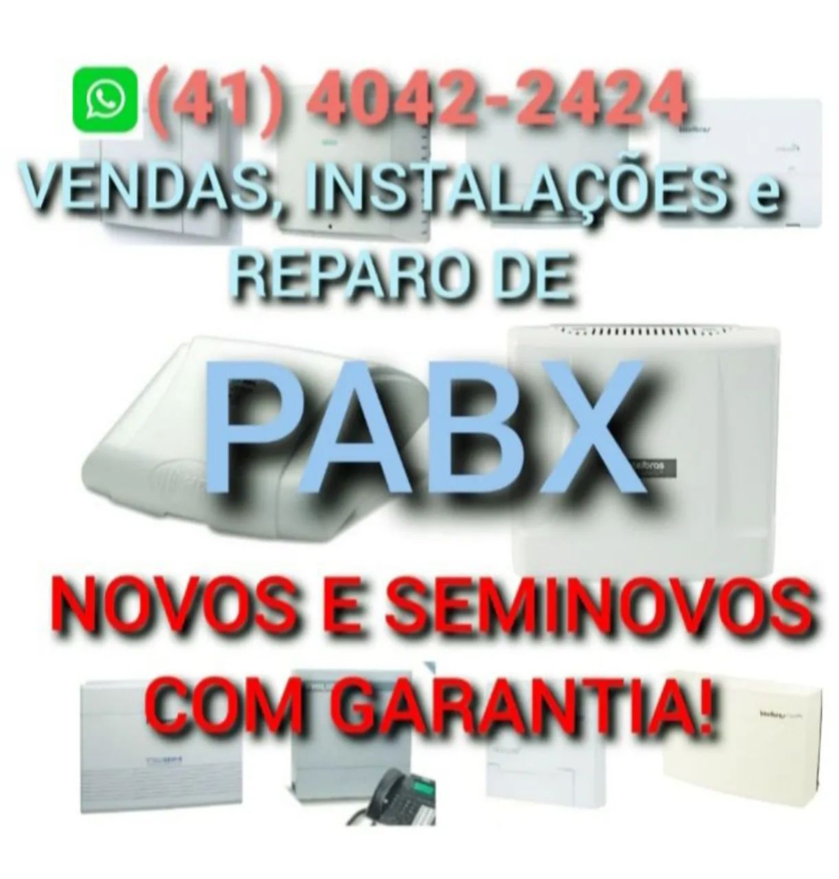 PABX - CENTRAL TELEFONICA - INTERFONES - INFORMATICA - Foto 2