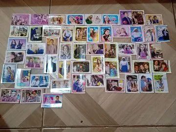 Lote de figurinhas da Novela Carinha de anjo 