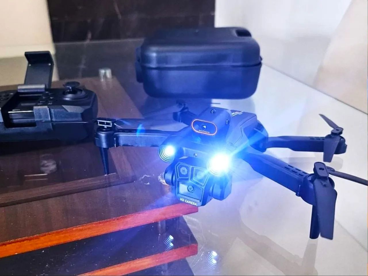 Drone Novo Com Câmeras 4k Em Tempo Real + Acessórios Completo - Foto 3