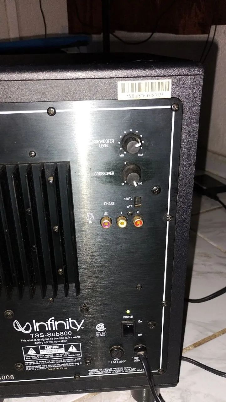 SubWoofer infinity tss-sub800