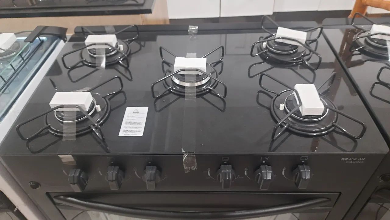 Fogão 5b com mesa de vidro - Foto 2