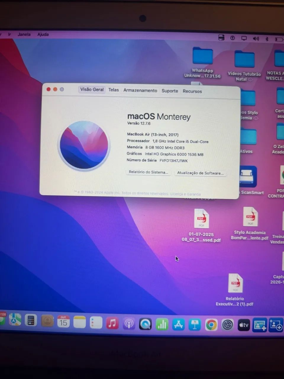 Vendo MAC com caixa e nota ou Troco por IPad 