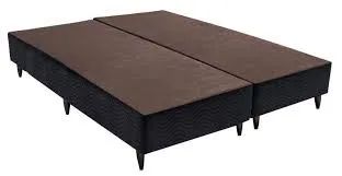 Base Sommier Queen 158x198x30 Camurca Bege Ortobom - Foto 3
