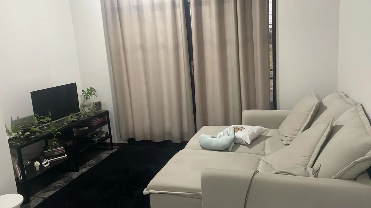 Sofá Retrátil e Reclinável Bege em Ótimo Estado - Foto 2
