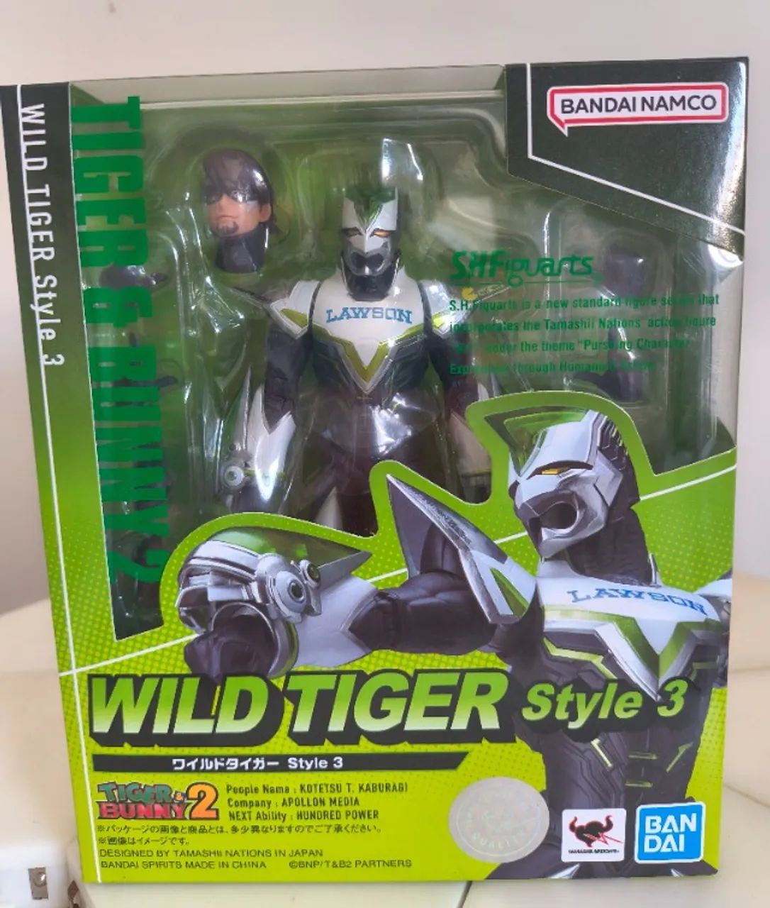 Set Bandai S.H.Figuarts Tiger & Bunny - 2x figuras mais recentes +