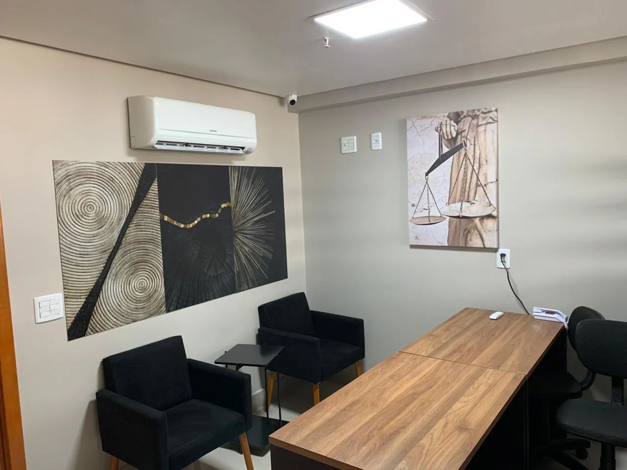 Sala comercial mobiliada, com varanda, para locação | Brookfield Tower | 40m² - Jardim Goi - Foto 4