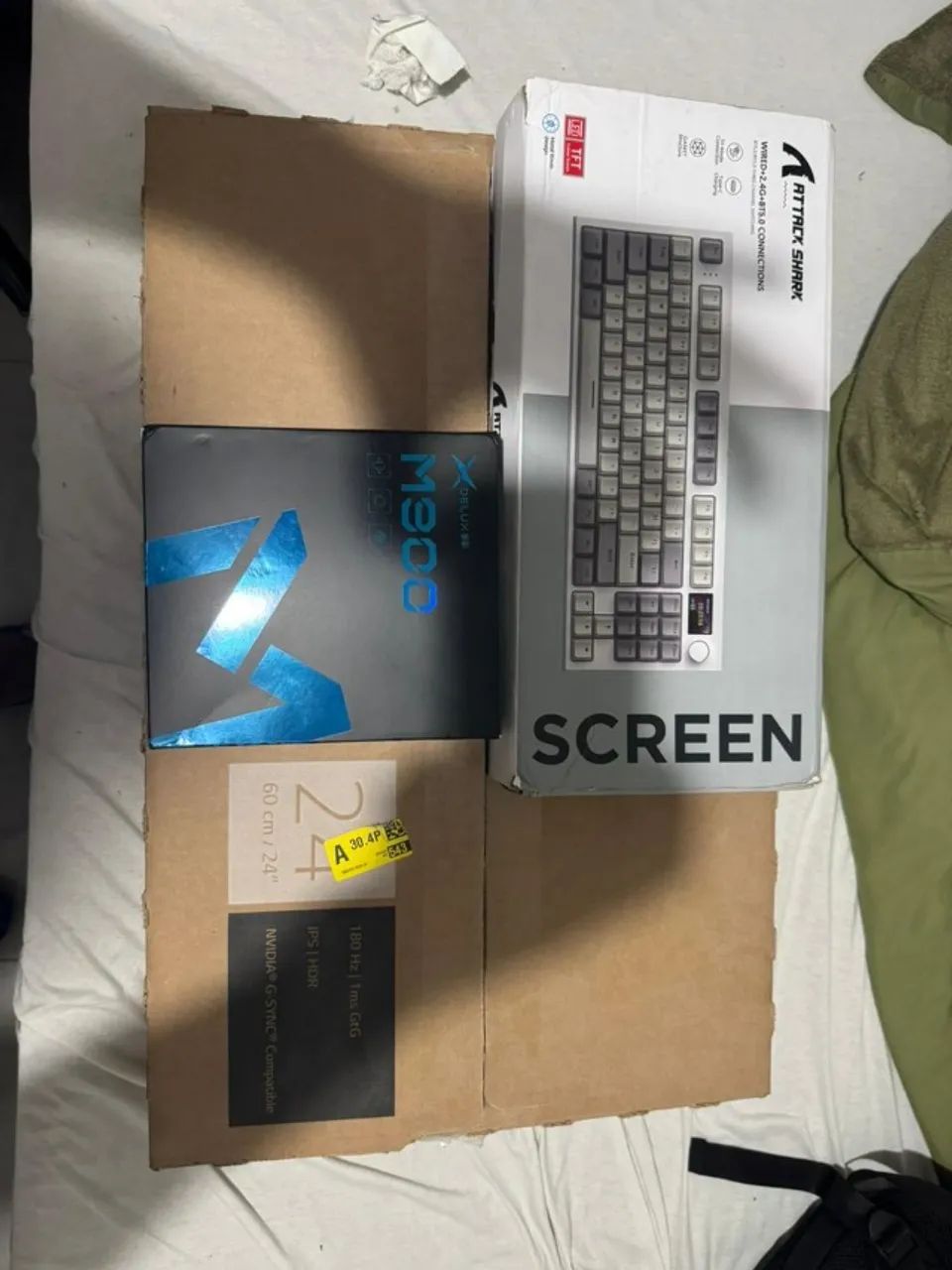KIT COM MONITOR 180hz - TECLADO MECÂNICO - MOUSE - Foto 2