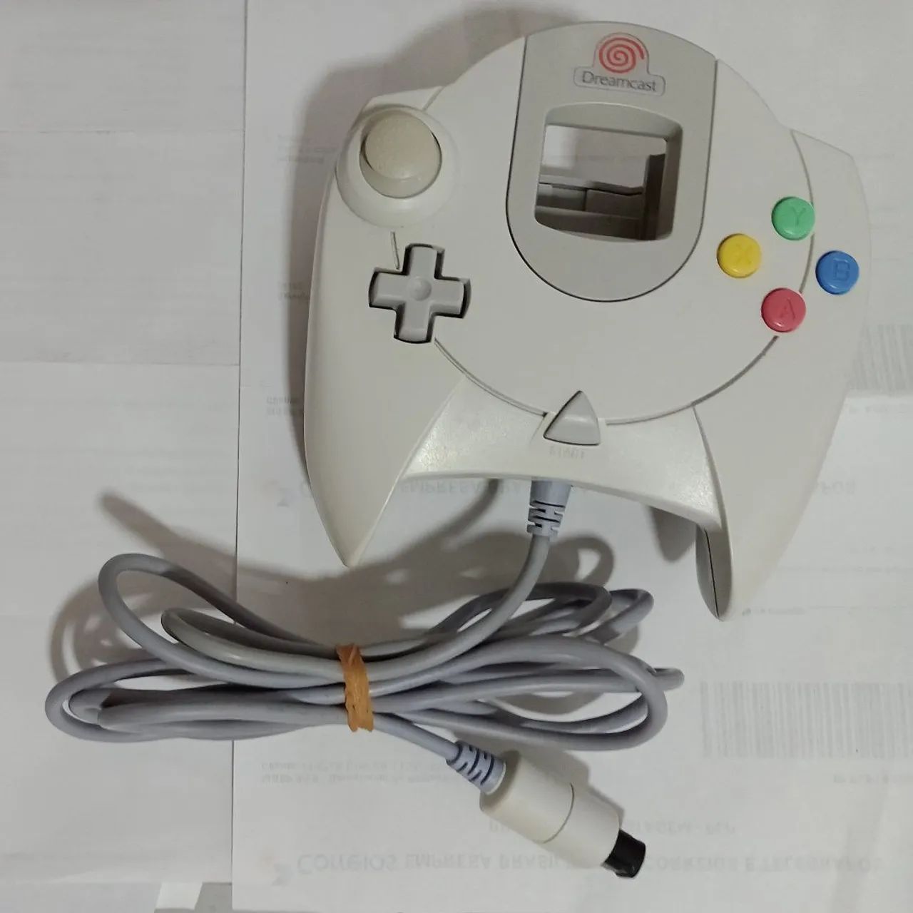 Controle Original Sega Dreamcast branquinho - Foto 2