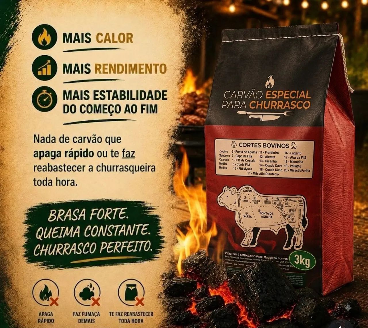 Carvão Maggieco - Foto 3