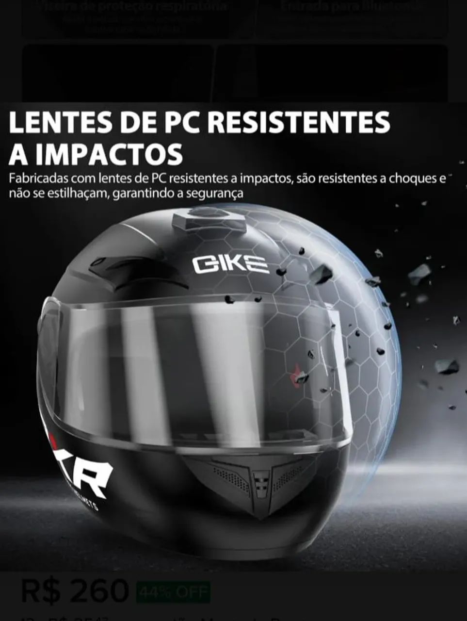 Capacete Gike Pxr - Foto 2