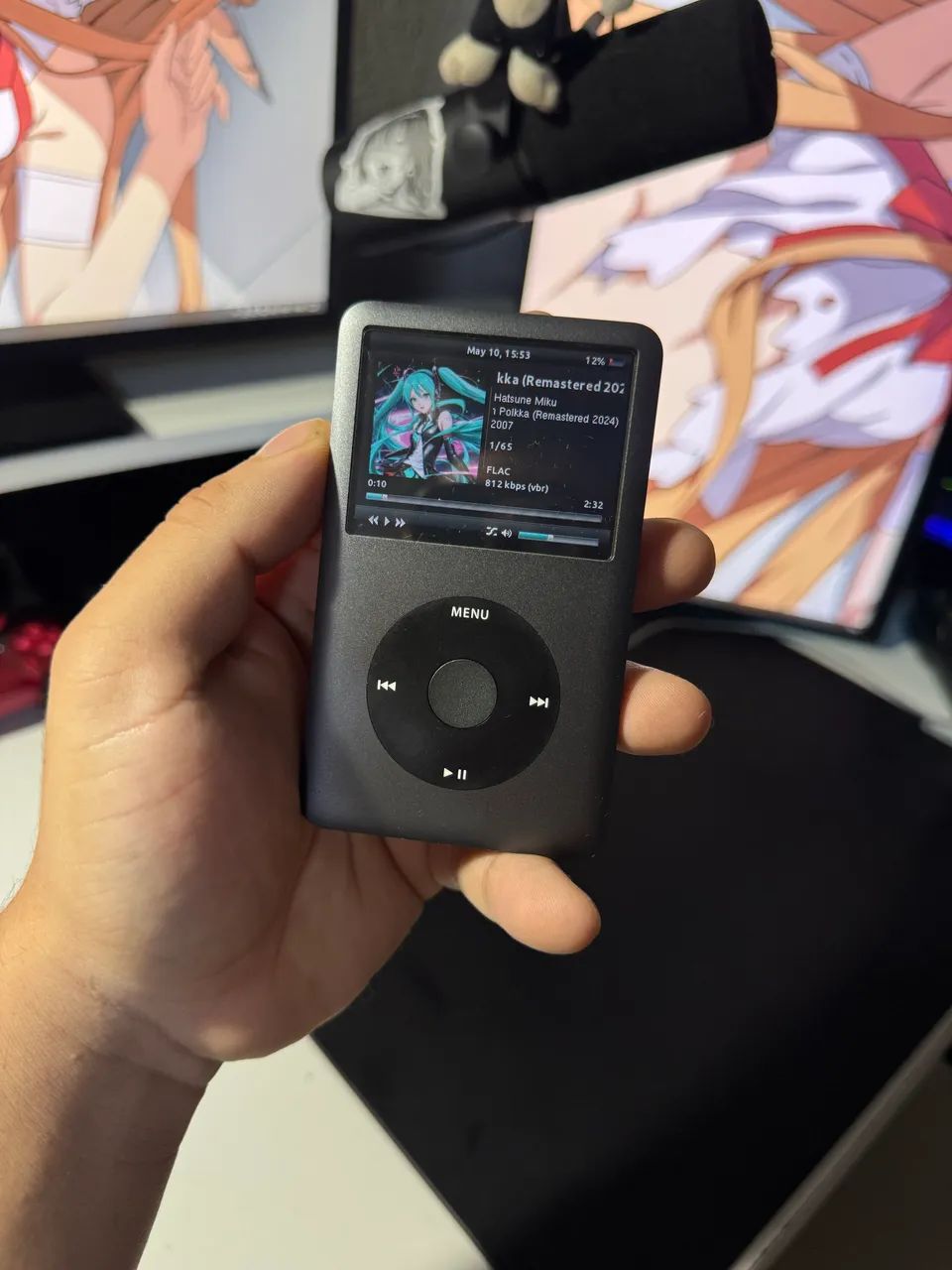 【美品】iPod classic 【公式通販】 ジャンク品 ブラック 120GB Classic iPod Apple iTunes同期OK ブラック 120GB ポータブルプレーヤー