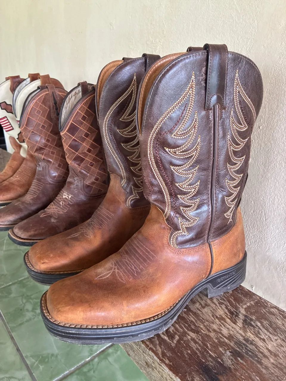Bota texana masculina 
