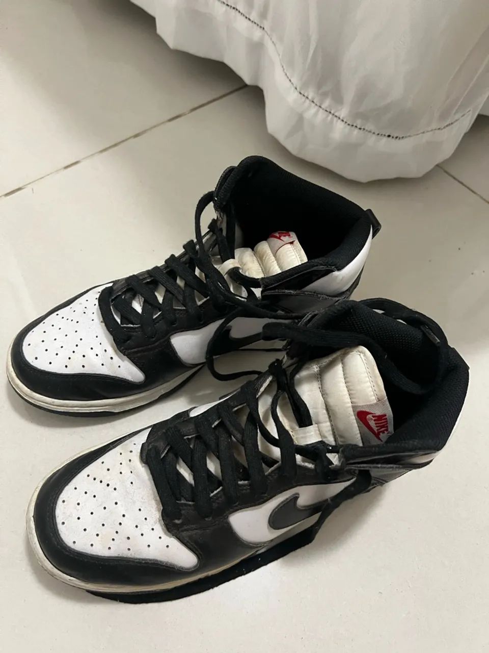 High Dunk preto e branco nike 
