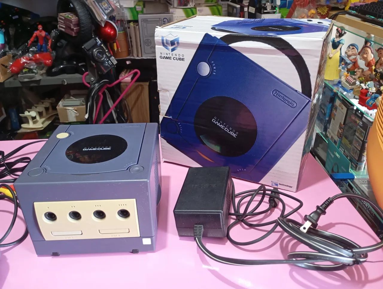 Vídeo game GameCube azul - Foto 5