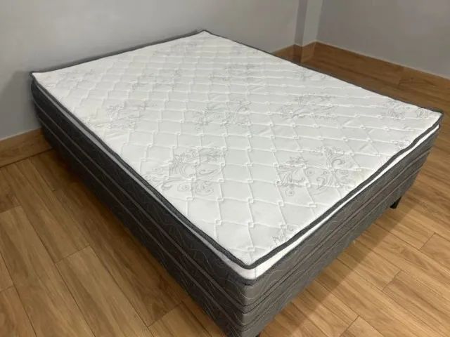 CAMA BOX CASAL D28 MOLAS ENSACADAS
