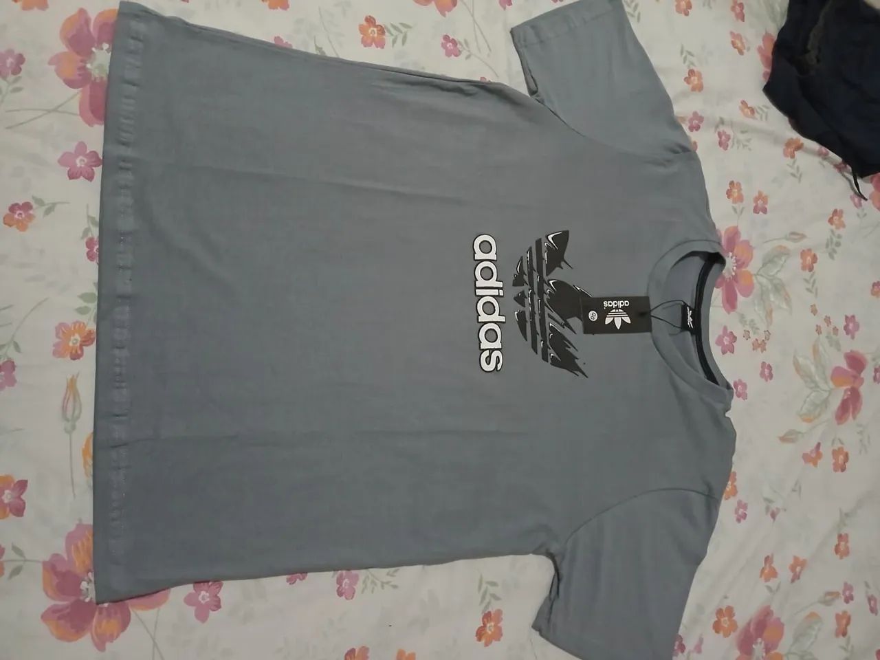 Camiseta cinza Adidas | impecável  - Foto 4
