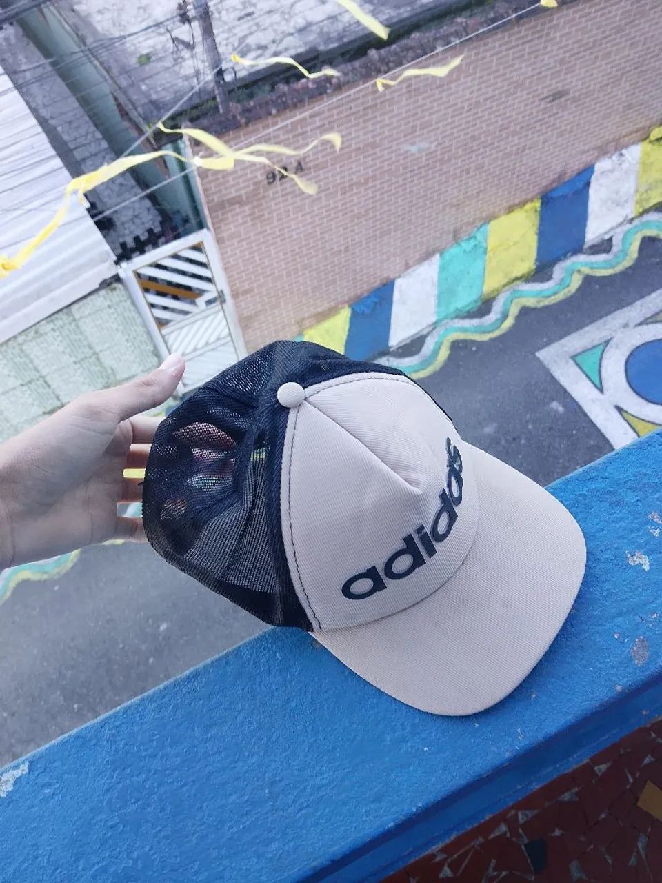 Boné Adidas letreiro RARO - Foto 4