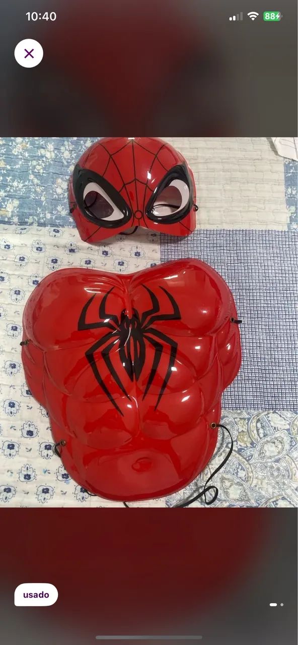 Fantasia homem aranha 