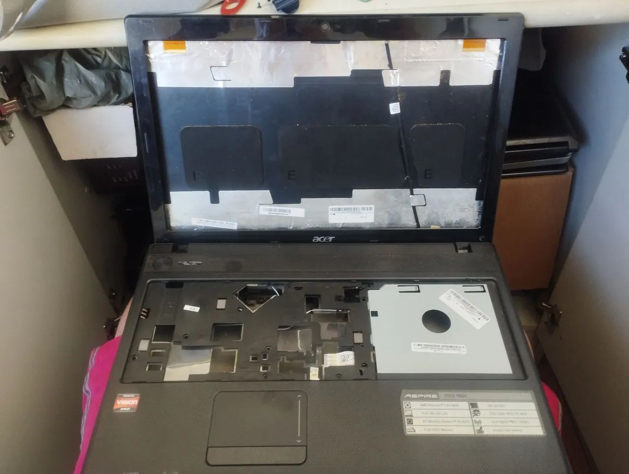 Carcaça notebook Acer aspire 5552-5664