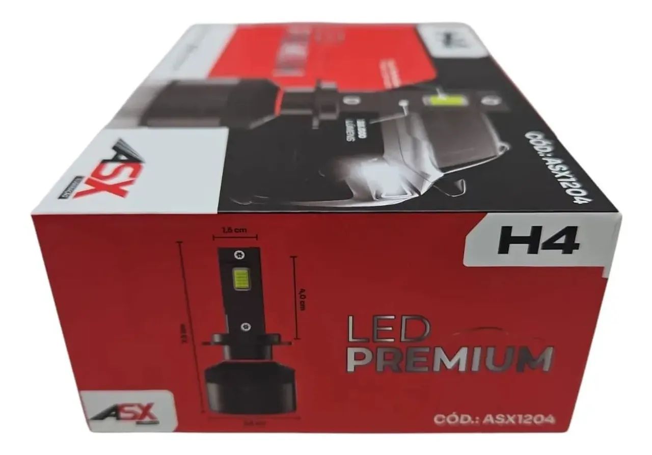 Kit Led Premium 18000lm H4 9v-100v 100w 6000k Lançamento Asx