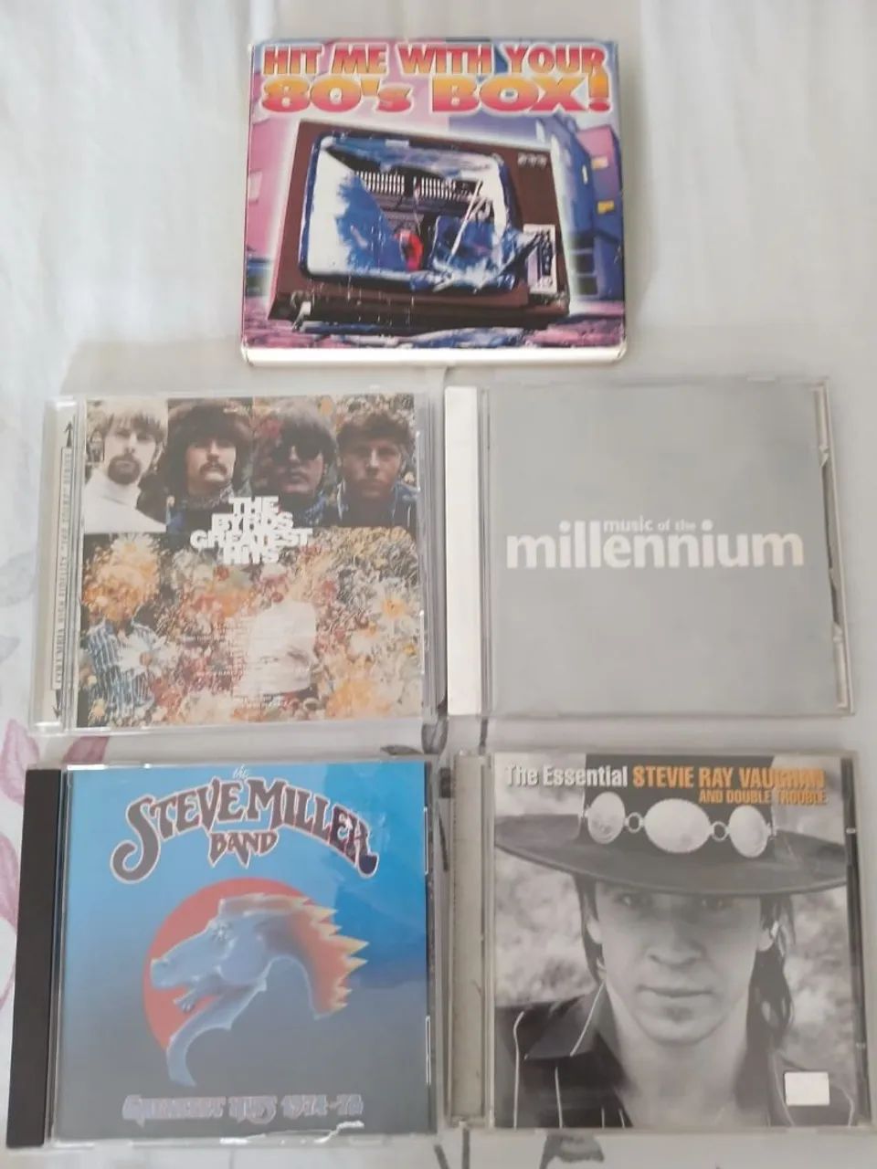 LOTE 8 - 5 CDS rock/pop (sendo 1 triplo e 2 duplos) - CDs, DVDs