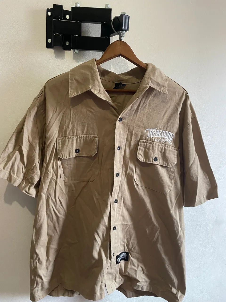 Camisa Trezecore GG bege 