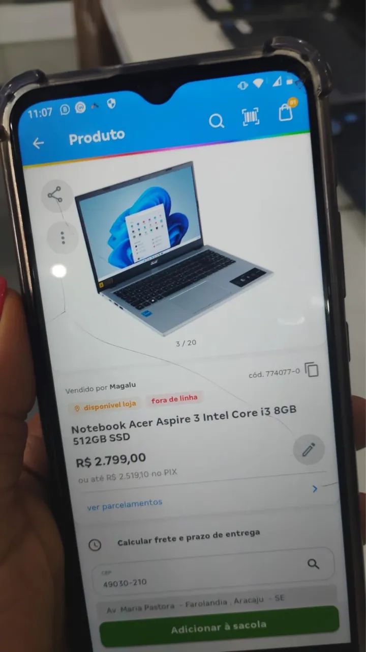 Notebook aspire 3 - Foto 2
