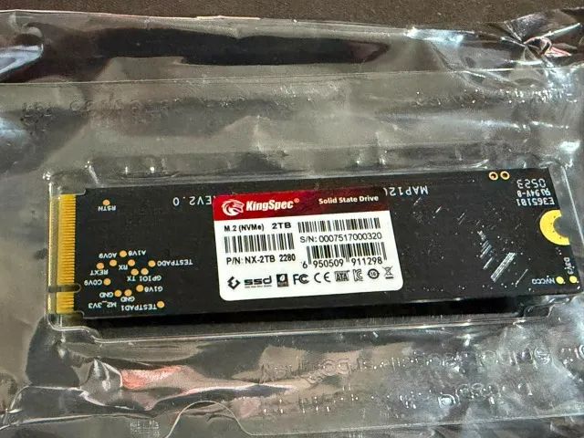 SSD M.2 Kingspec NVMe 2tb - Foto 3