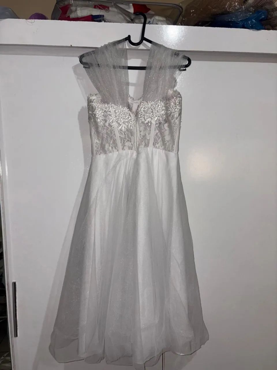 Vestido de noiva mídi  - Foto 5