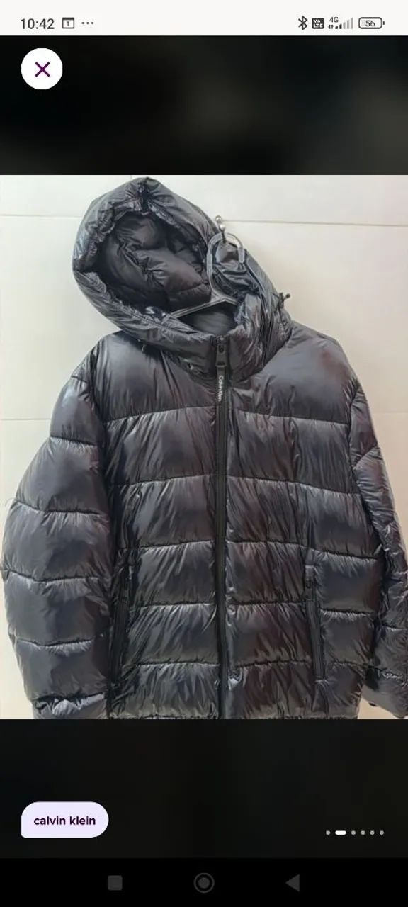 Jaqueta puffer Calvin Klein original 