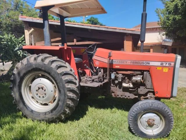 Trator MF 275-94 Três alavancas original - Foto 3