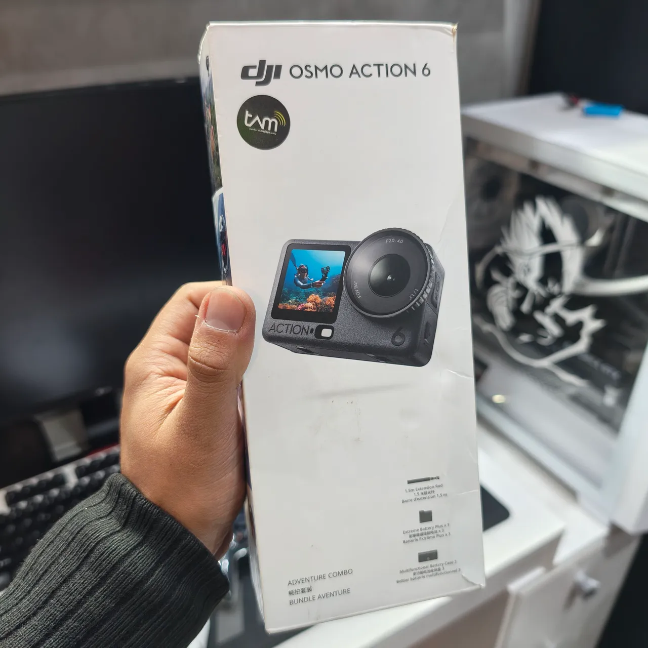 Dji Osmo Action 6 Standard Combo - Câmeras e Filmadoras - Vila