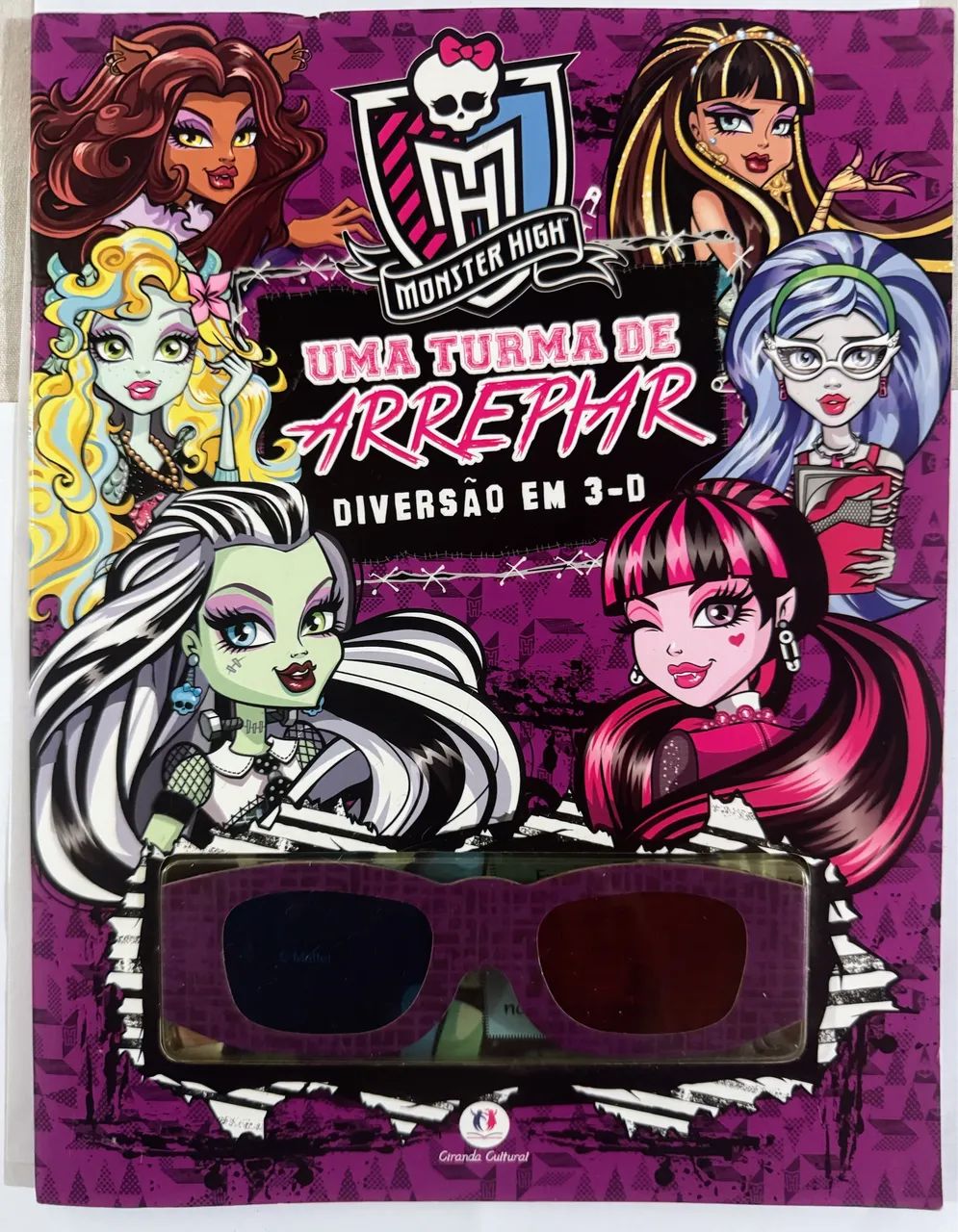 Revista Com Óculos 3D Monster High