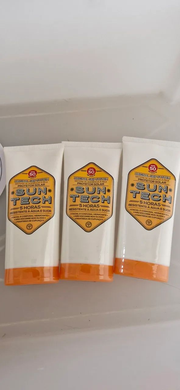 Protetor solar suntech 50fps 180g - Foto 3