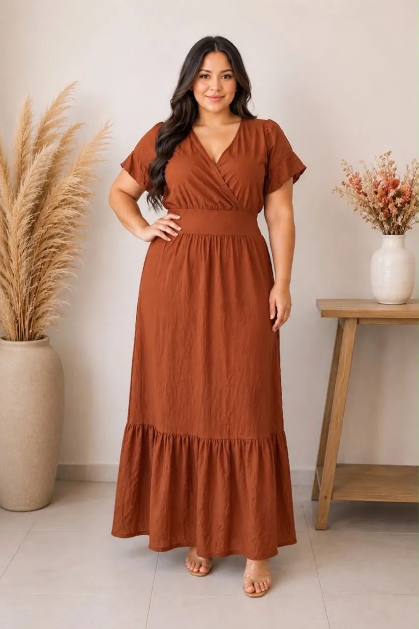 Vestido longos plus  (atacado e varejo) @assammodas - Foto 4