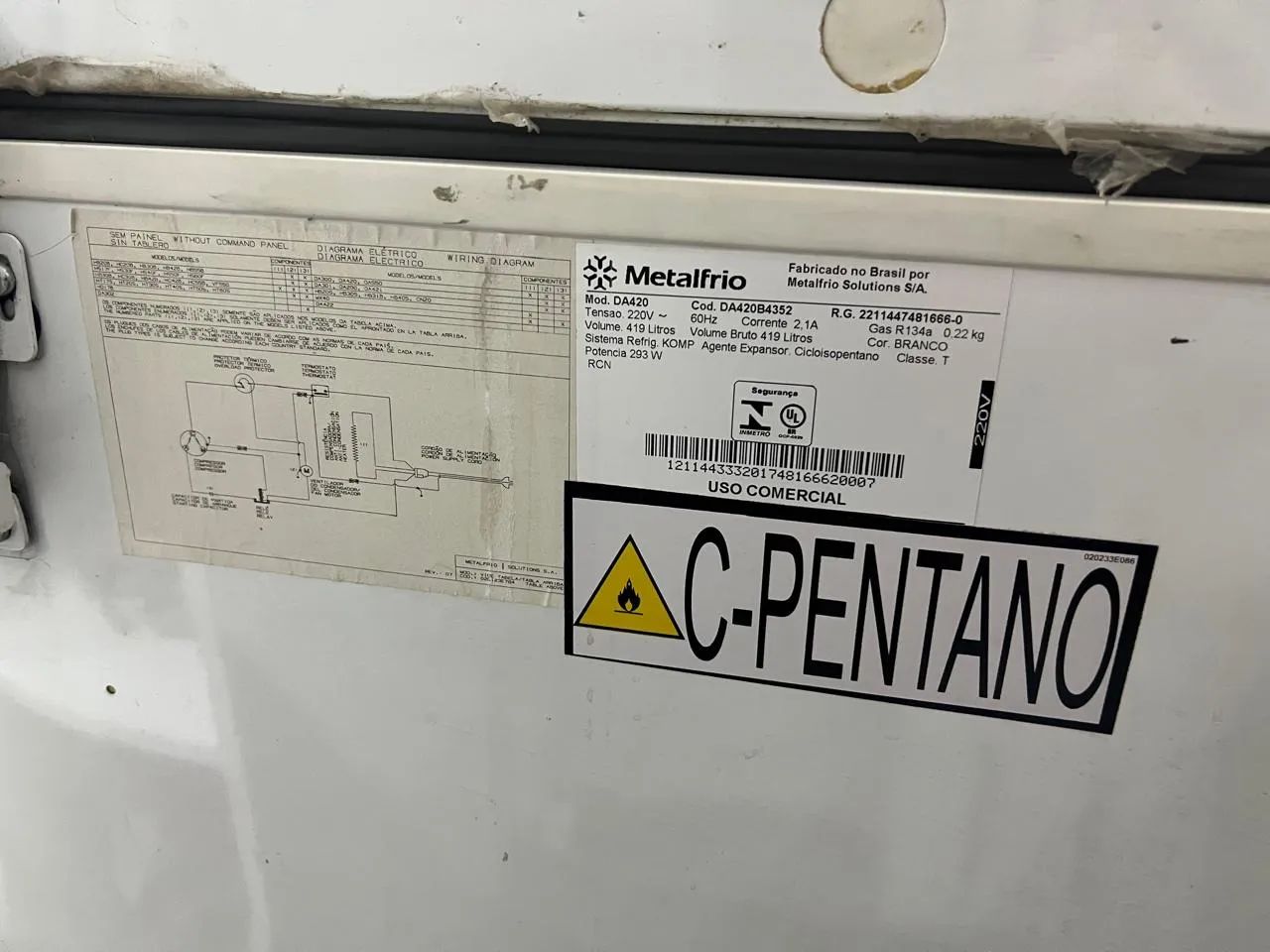 Freezer horizontal Metalfrio - Foto 2