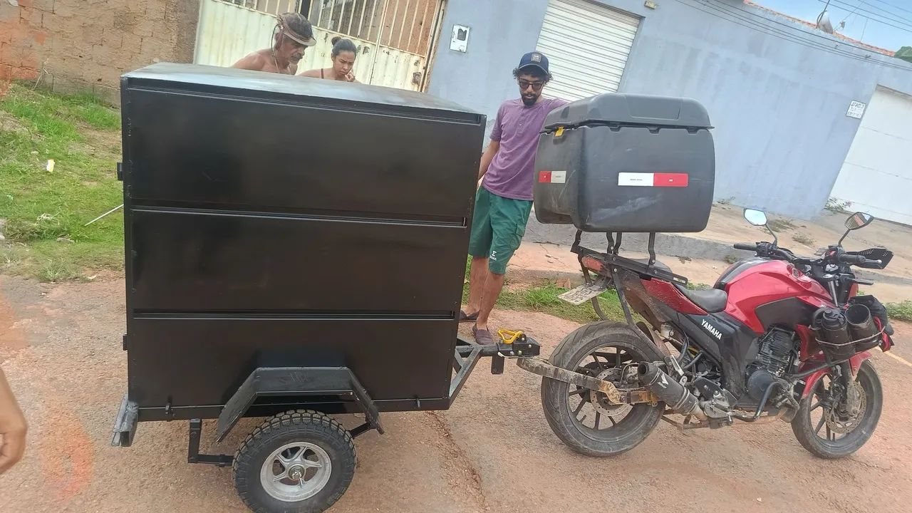 Carretinha para moto nova  - Foto 3