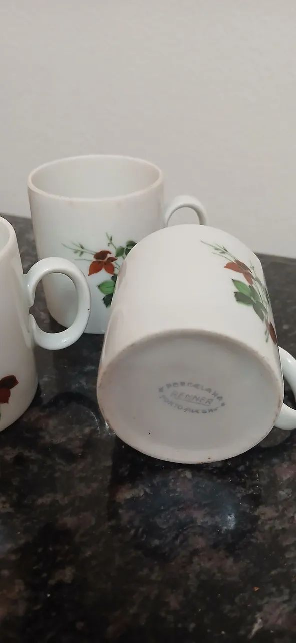 03 xícaras de café vintage  - Foto 2