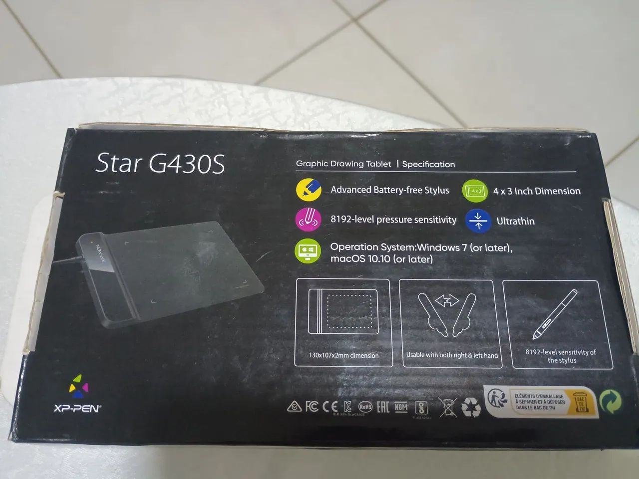 Mesa digitalizadora XP-Pen Star G430S - Foto 4