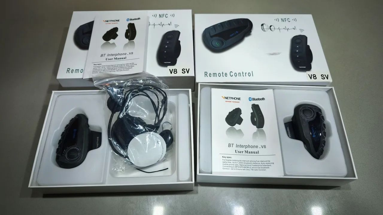 Par intercomunicador vnetphone ejeas v8