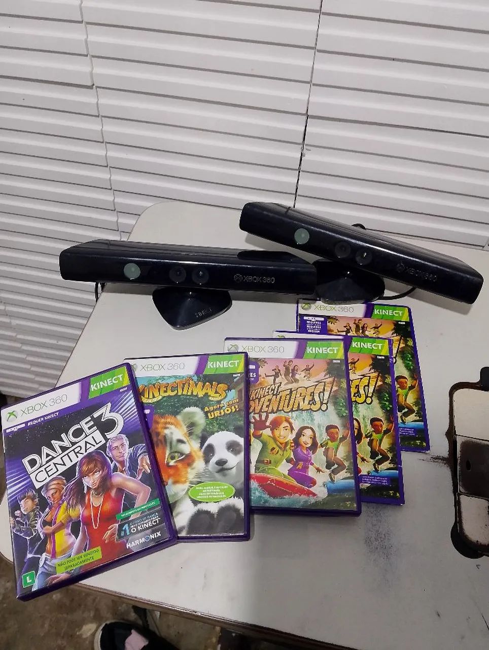 Kit Kinect e jogos Xbox 360 original 