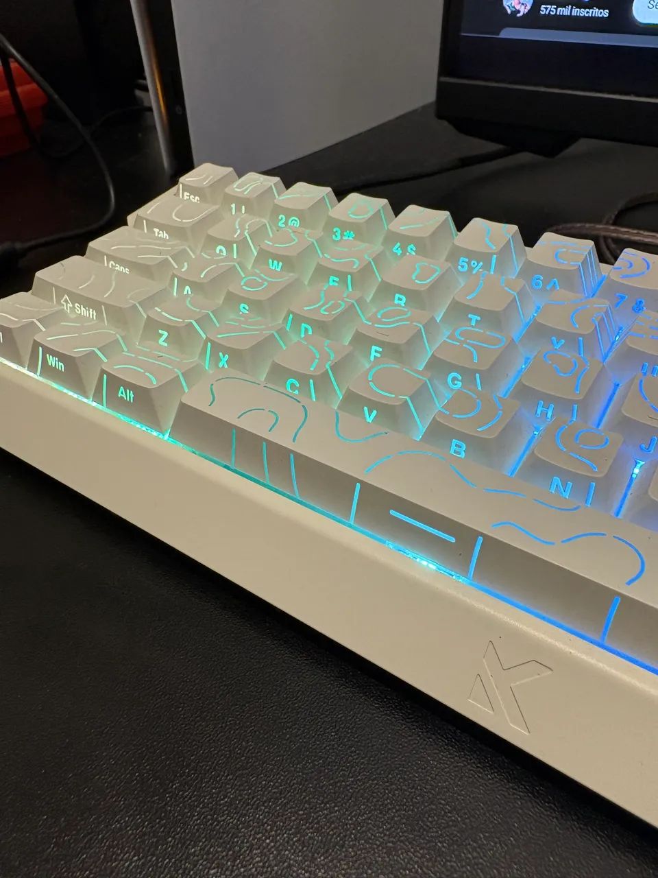 MCHOSE ACE 68 BRANCO - TECLADO MAGNÉTICO