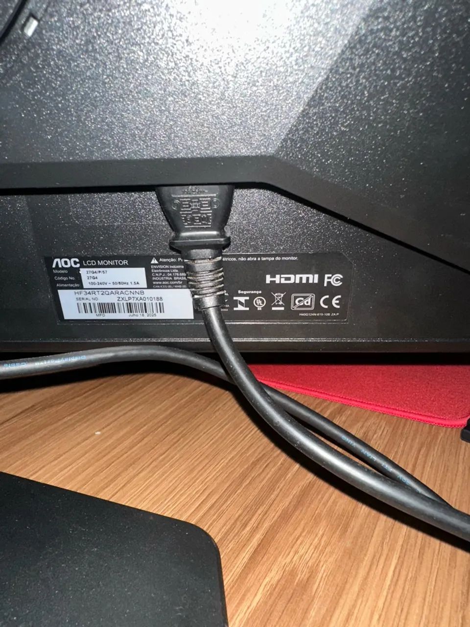 monitor gamer AOC 180hz 27 polegadas 1ms - Foto 3