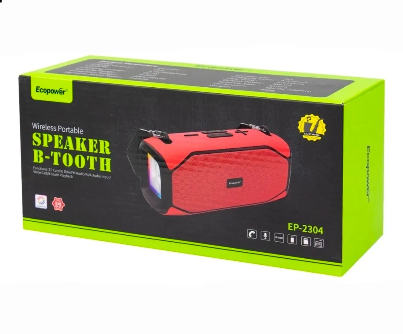 Caixa De Som Bluetooth Ecopower Ep-2304 - Foto 2