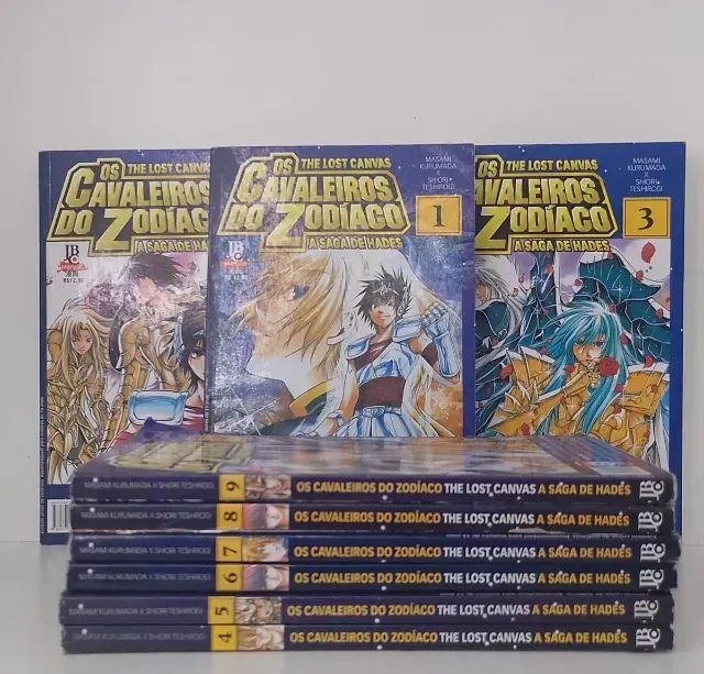 Mangá Saint Seiya: The Lost Canvas - volumes 1 a 9 - Livros e