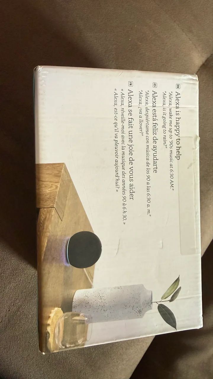 Caixa De Som Alexa Echo Dot 5A Geração - NOVA - Foto 2